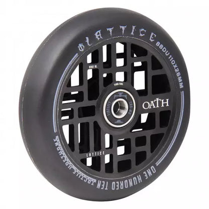 OATH Lattice black 110mm freestyle scooter wheel x2
