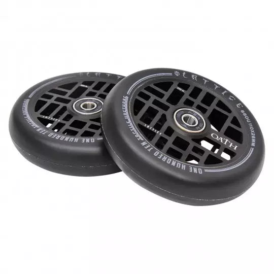 OATH Lattice black 110mm freestyle scooter wheel x2