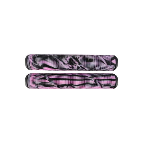 Striker Thick Logo Freestyle Scooter Grips Black and Pink