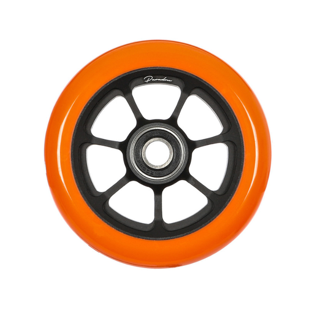 Roue Paradox Premium 120x24 12 STD Noir Orange trottinette freestyle
