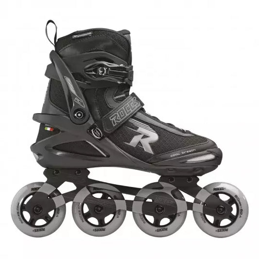 Rollerblades for walking and fitness Roces PIC TIF black and gray