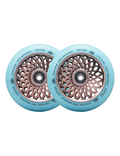 Root Industries Lotus Blue 110mm Scooter Wheels x2