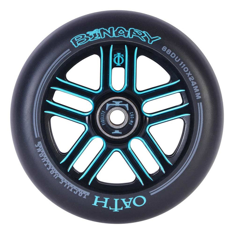 Oath Roue Binary Bleu trottinette freestyle x2