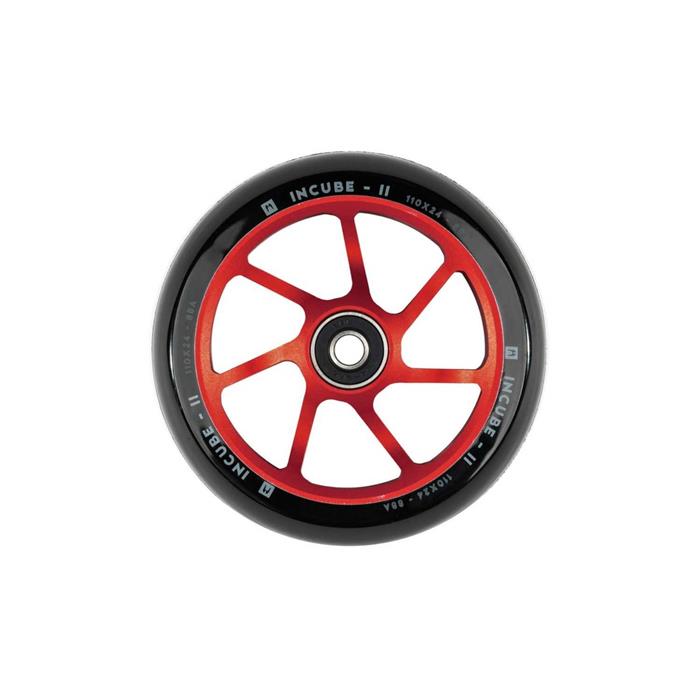 
Roue Ethic DTC Incube V2 Rouge 100 / 110 mm – Trottinette freestyle VENDU À L'UNITÉ — vue 1