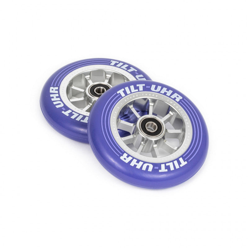 Tilt roue UHR violet 110mm trottinette freestyle x2