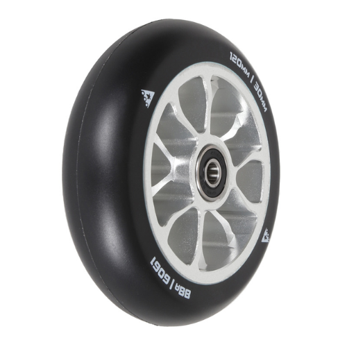 Roues Trynyty exodus 120x30mm chrome trottinette freestyle