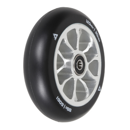 Roues Trynyty exodus 120x30mm chrome trottinette freestyle