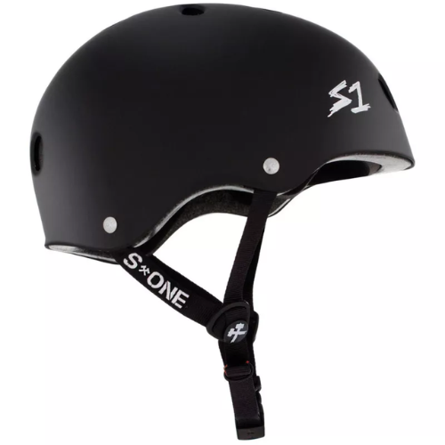 Casque S-One Lifer Noir – Skate, trottinette, roller — vue 1