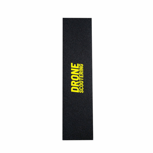 Grip Drone Scootering logo jaune sur fond noir