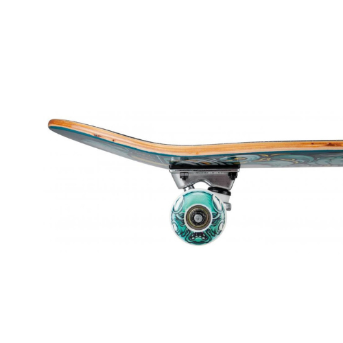 Rocket Alien Pile-up Complete Skateboard Black 7.375"
