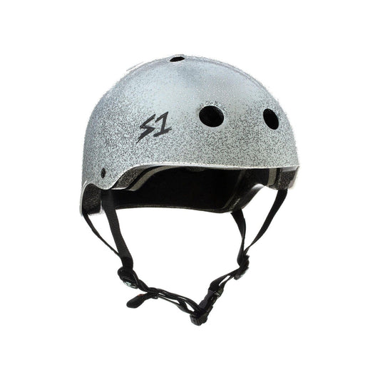 Casque S-One Lifer Blanc Pailleté – vue 1