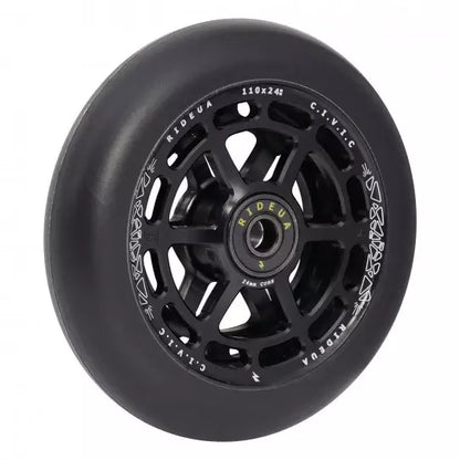 UrbanArtt Civic Black Wheel 110mm Freestyle Scooter x2