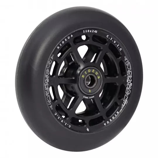 UrbanArtt Civic Black Wheel 110mm Freestyle Scooter x2