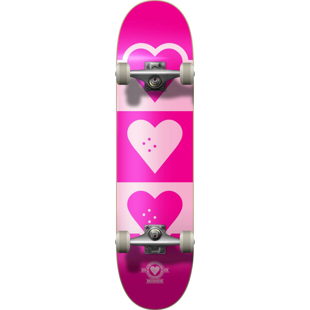 Skateboard complet Heart Supply Quadron Logo rose 7.75