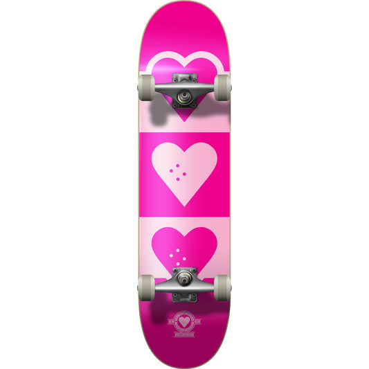 Skateboard complet Heart Supply Quadron Logo rose 7.75